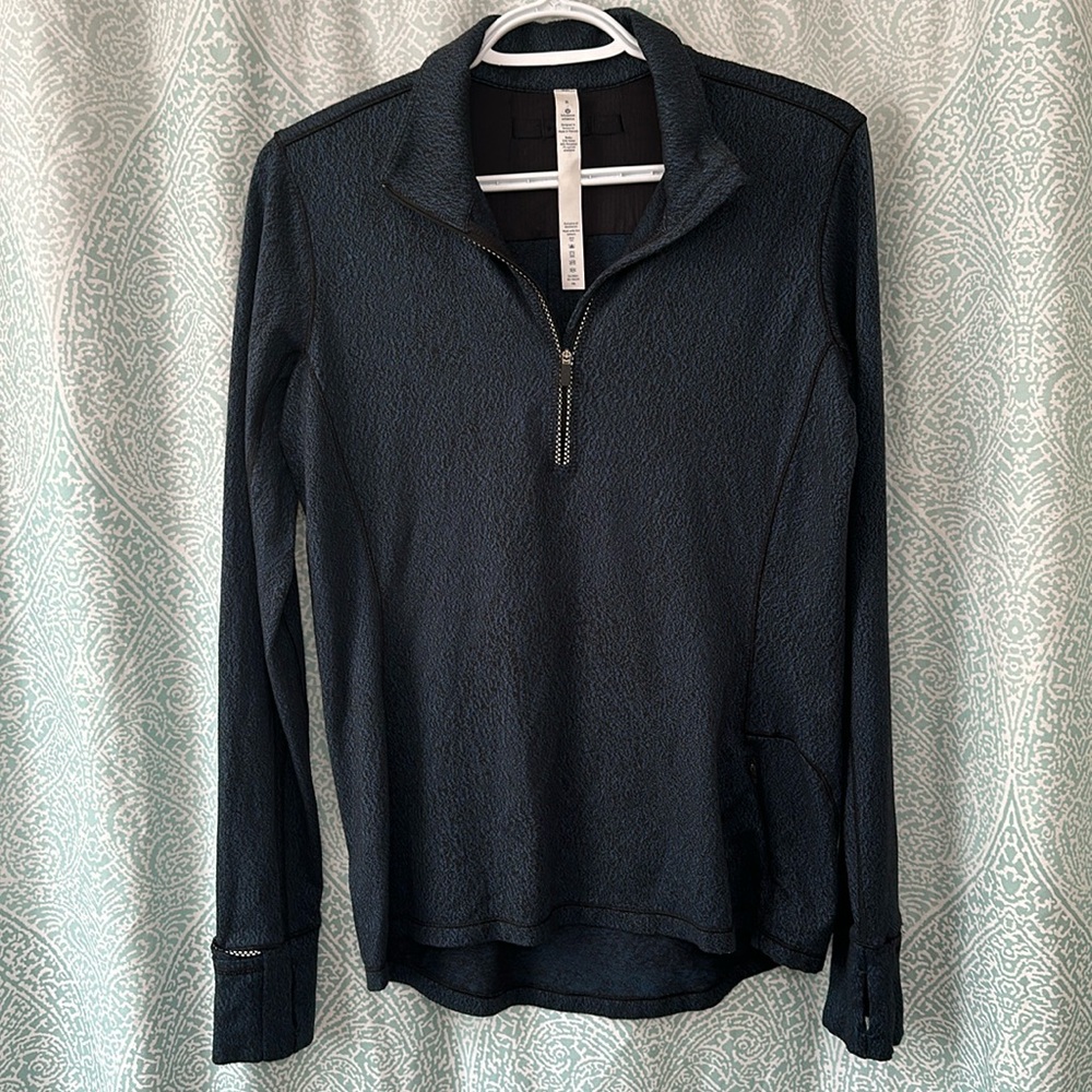 VGUC Lululemon 1/4 Quarter Zip Sz 8 Running Fleece Pull Over Sweater - Picture 1 of 8